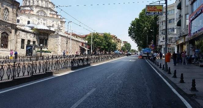 Aksaray’daki Ordu Caddesi Pazar günleri için yayalaştırıldı