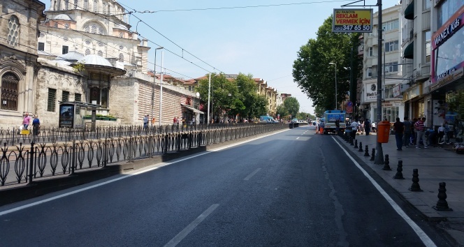Aksaray&#039;daki Ordu Caddesi Pazar günleri için yayalaştırıldı