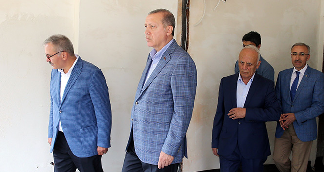Erdoğan, Rize-Artvin Havalimanı dolgu sahasını inceledi