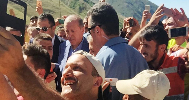 Cumhurbaşkanı Erdoğan Ovit Tüneli&#039;nde incelemelerde bulundu