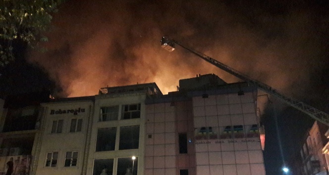 İstanbul Fatih’te Korkutan Yangın