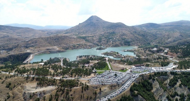 Sille Baraj Parkı’na iki günde 40 bin ziyaret
