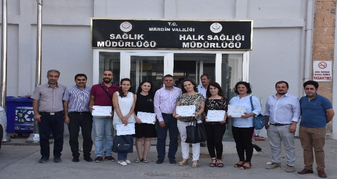 Mardin’de dereceye giren ASM çalışanları ödüllerini aldı