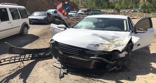 Bingöl’de trafik kazası: 4 yaralı