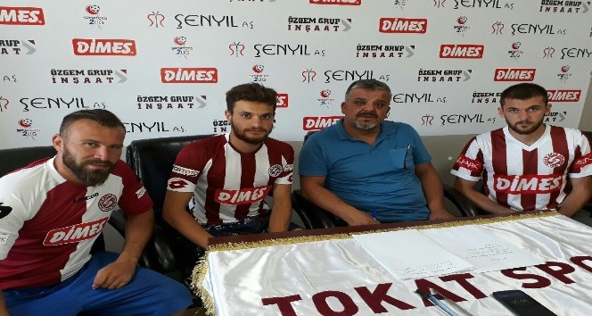 Tokatspor 3 futbolcu ile sözleşme imzaladı