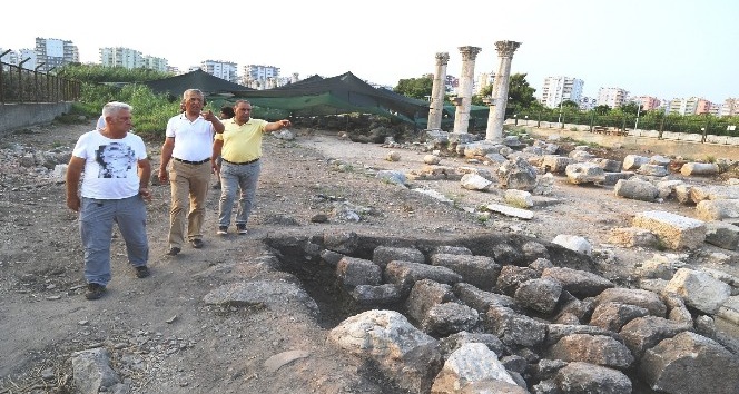 Mezitli Belediyesi Soli Pompeiopolis’i arkeopark yapmak için harekete geçti