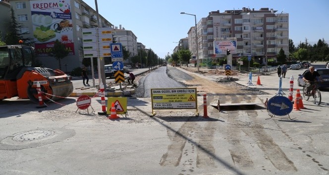 Ereğli’de İstasyon Caddesi yenileniyor