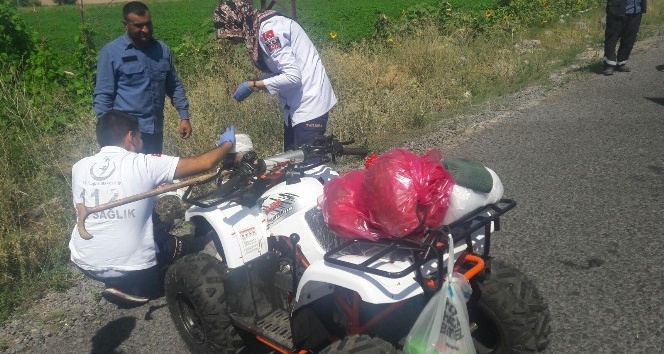 Nevşehir’de ATV kazası 1 yaralı
