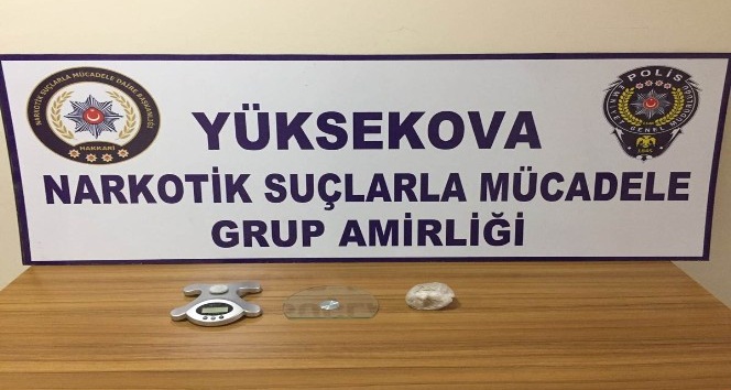 Yüksekova’da eroin operasyonu