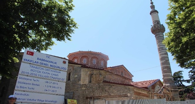 Trabzon’da vakıf eserlerinin restorasyon çalışmaları