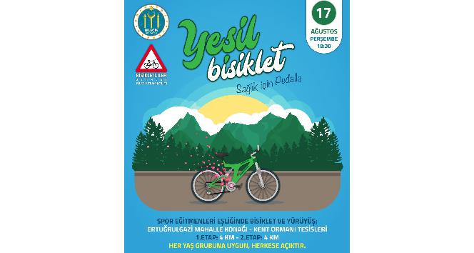Sağlıklı yaşam ve doğaya saygı için “Yeşil Bisiklet Sağlık İçin Pedalla” projesi