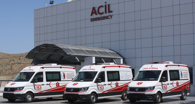 153 Acil Çağrı Merkezi Kıbrıs&#039;ta tam donanımlı on iki ambulansıyla hizmet veriyor