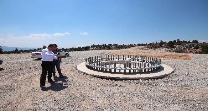 Beyşehir’de rüzgar türbini enerji santrali kuruluyor