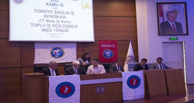 Atatürk Üniversitesi Toplu İş Sözleşmelerini İmzaladı