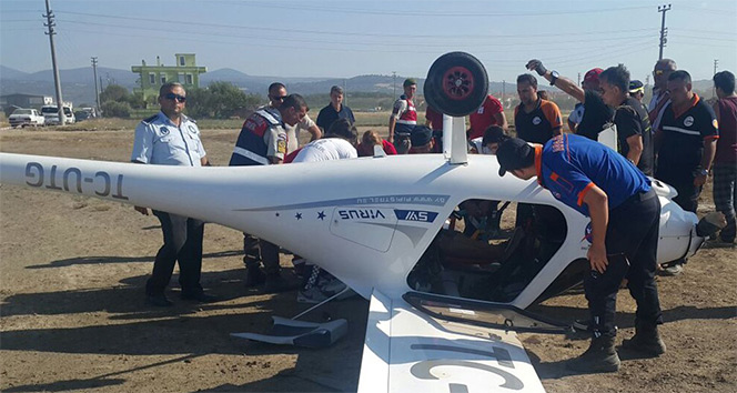Troy Air Fest&#039;te korkutan uçak kazası: 1 yaralı