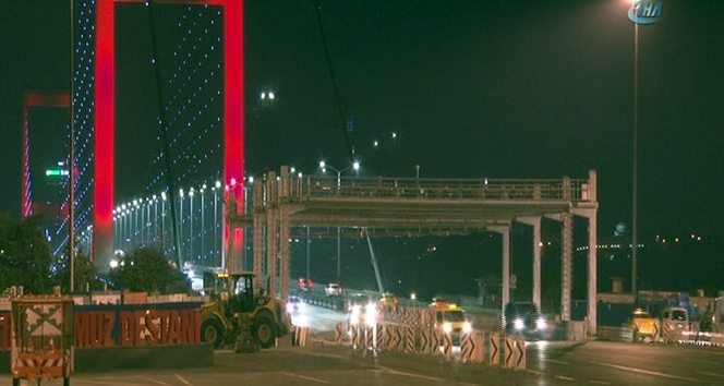 15 Temmuz Şehitler Köprüsü bakım onarım çalışmaları sona erdi