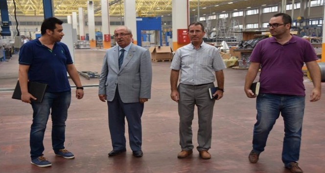Başkan Albayrak’dan Çerkezköy OSB’deki fabrikaları inceledi