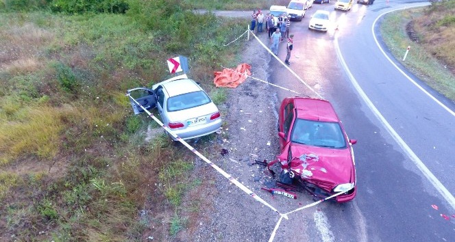 Sinop’ta trafik kazası: 1 ölü, 6 yaralı