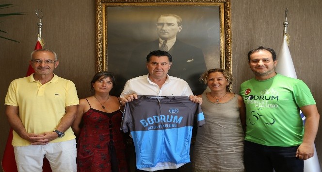 Bodrum Bisiklet Kulübünden Başkan Kocadon’a ziyaret