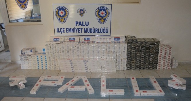 Elazığ’da 6 bin paket kaçak sigara ele geçirildi