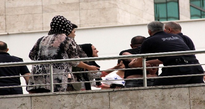 Samsun Adliyesinde duruşma öncesi silahlı kavga: 1 yaralı
