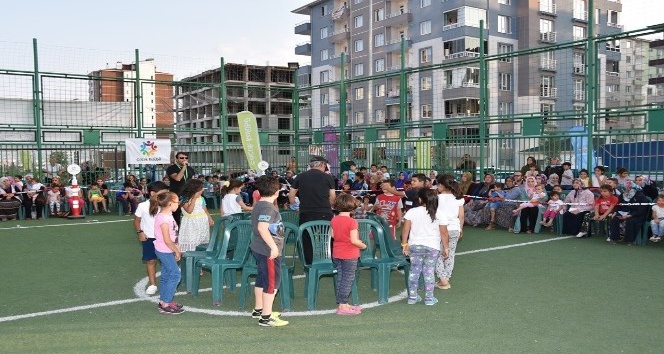 Kocasinan’ın Sokak Oyunları Şenliği Erkiletli çocukları mutlu etti