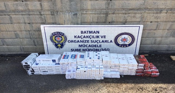 Batman’da 7 bin 270 paket kaçak sigara ele geçirildi