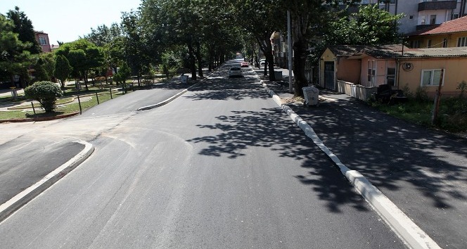Yeğenler Caddesi’nden asfalt serim işlemleri tamamlandı