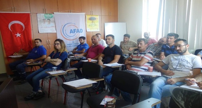 Osmaniye’de “Afete Hazır Türkiye” projesi eğitim çalışmaları