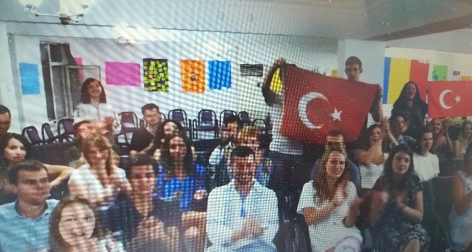 Erasmus öğrencilerinden Zafer Bayramı Kutlaması