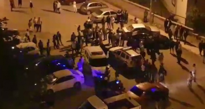 Erzurum’da hareketli dakikalar: Polis havaya ateş açtı