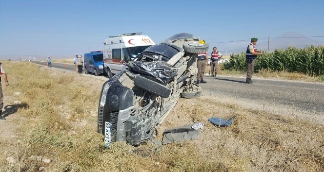 Aksaray’da trafik kazası: 1 ölü, 1 yaralı