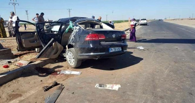 Derik’te trafik kazası: 1 ölü, 4 yaralı