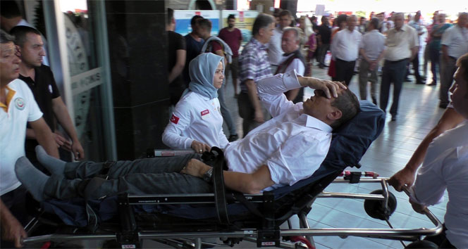 MHP ilçe yöneticileri, kültür işleri müdürünü hastanelik etti