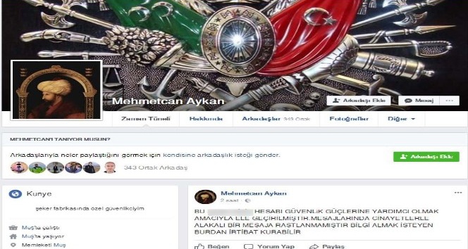 Katliam yapan güvenlik görevlisinin sosyal medya hesabı hacklendi