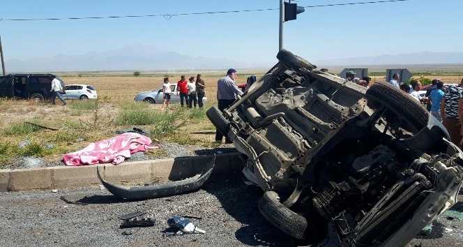 Kayseri-Niğde karayolunda trafik kazası: 1 ölü, 7 yaralı