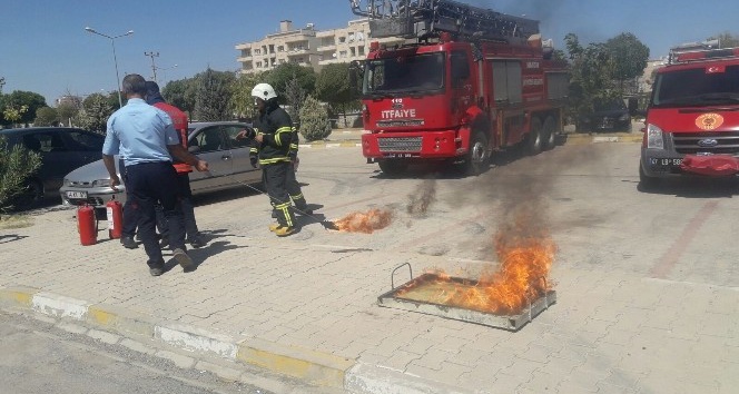 Midyat Devlet Hastanesinde yangın tatbikatı