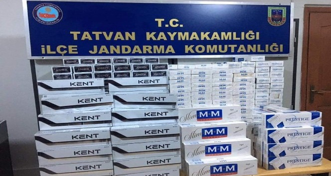Tatvan’da 600 karton kaçak sigara ele geçirildi
