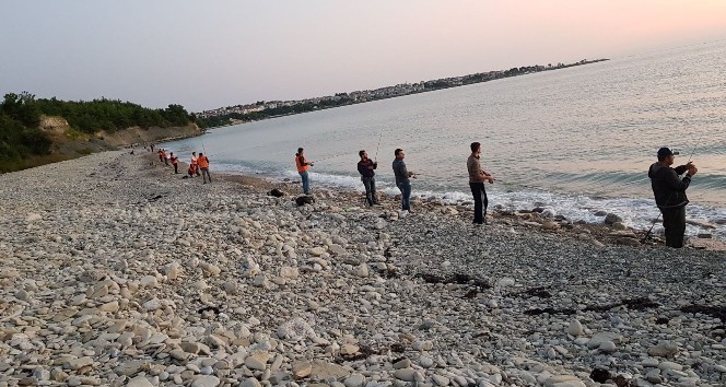 Amatör balıkçılar yarıştı