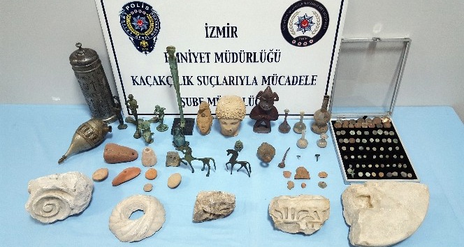 İzmir’de tarihi eser kaçakçılığı: 1 gözaltı