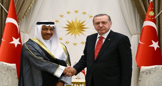 Cumhurbaşkanı Erdoğan, Kuveyt Başbakanı’nı kabul etti