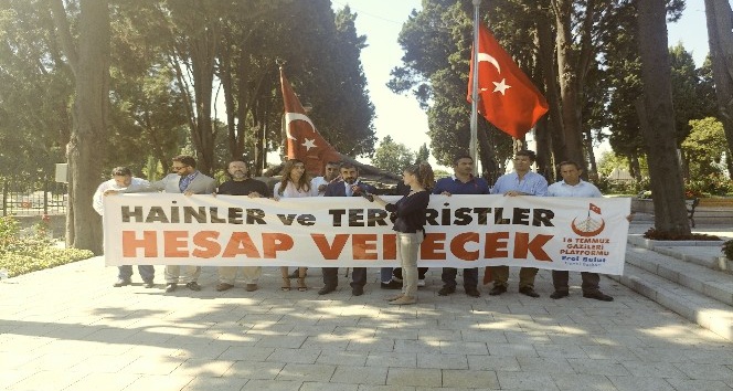15 Temmuz gazileri CHP’li Sezgin Tanrıkulu’nu protesto etti