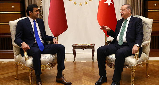 Erdoğan ve Katar Emiri Sani Körfez krizini konuştu