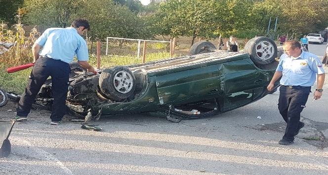 Eskişehir’de trafik kazası: 1ölü, 3 yaralı