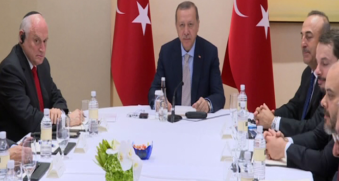 Cumhurbaşkanı Erdoğan, Yahudi Kuruluş Temsilcilerini Kabul Etti