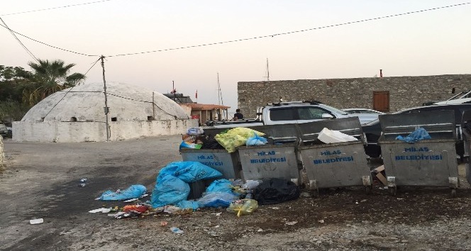 Milas’ın turizm cennetinde çöp krizi