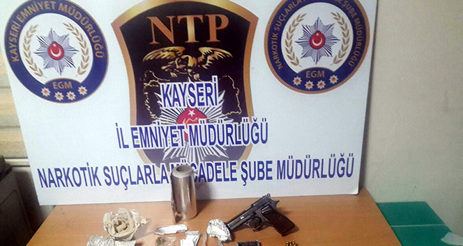 Kayseri&#039;de il genelinde uyuşturucu operasyonu: 4 gözaltı