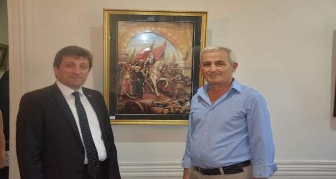 Osmanlı Katı Sanatı ve Üç Boyutlu Kabartma Tablolar Sergisi açıldı