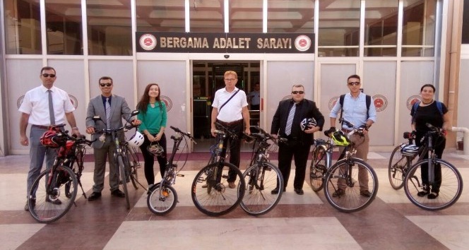 Bergama’da Avrupa Hareketlilik Haftası’ bisiklet turu