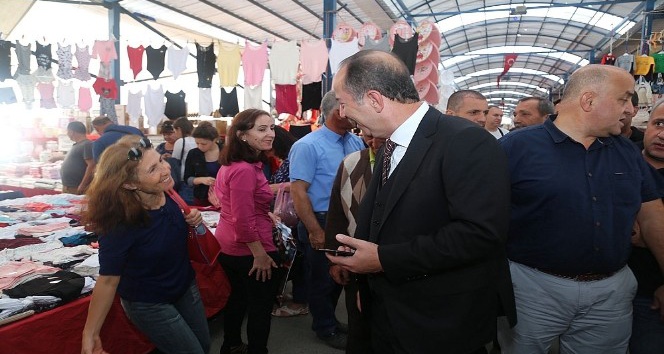 Edirne Belediye Başkanı Gürkan Ulus Pazarı’nda